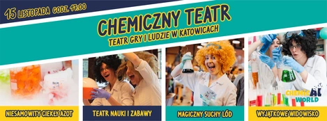 chemiczny teatr, wydarzenia dla dzieci 