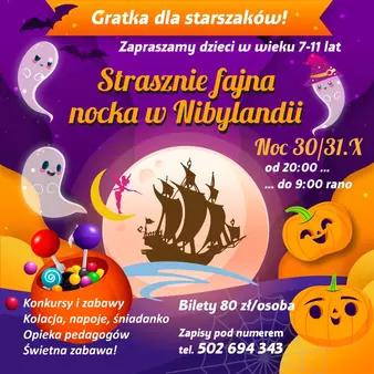 atrakcje dla dzieci  i Halloween w Nibylandii Katowice