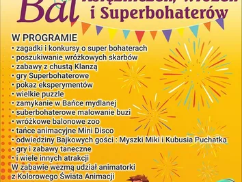 wydarzenia dla dzieci bal karnawałowy 2020 Katowice