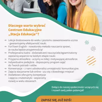Stacja Edukcja Ruda śląska kursy i szkolenia języków obcych dla dzieci